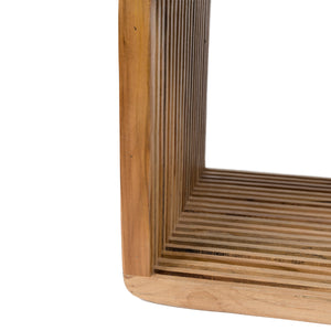   Slatted Teak Shelf | Oroa.com