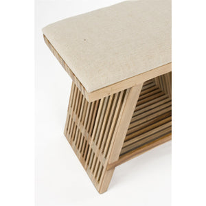   Modern furniture - A-Shaped Base Teak Stool - www.oroa.com | Oroa.com