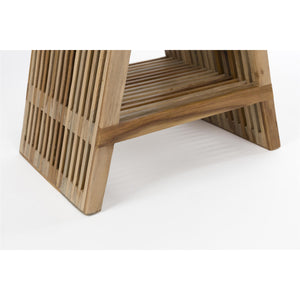   Modern furniture - A-Shaped Base Teak Stool - www.oroa.com | Oroa.com