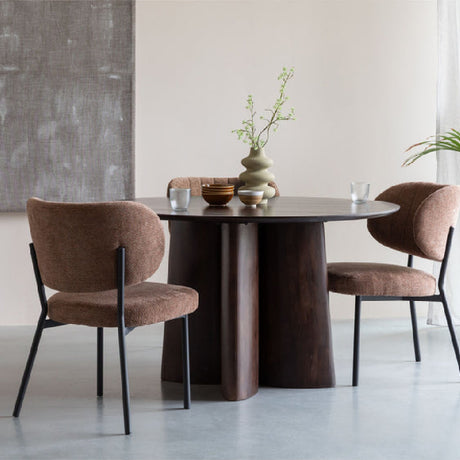  Modern European furniture - Mango Wood Round Dining Table - www.oroa.com | Oroa.com