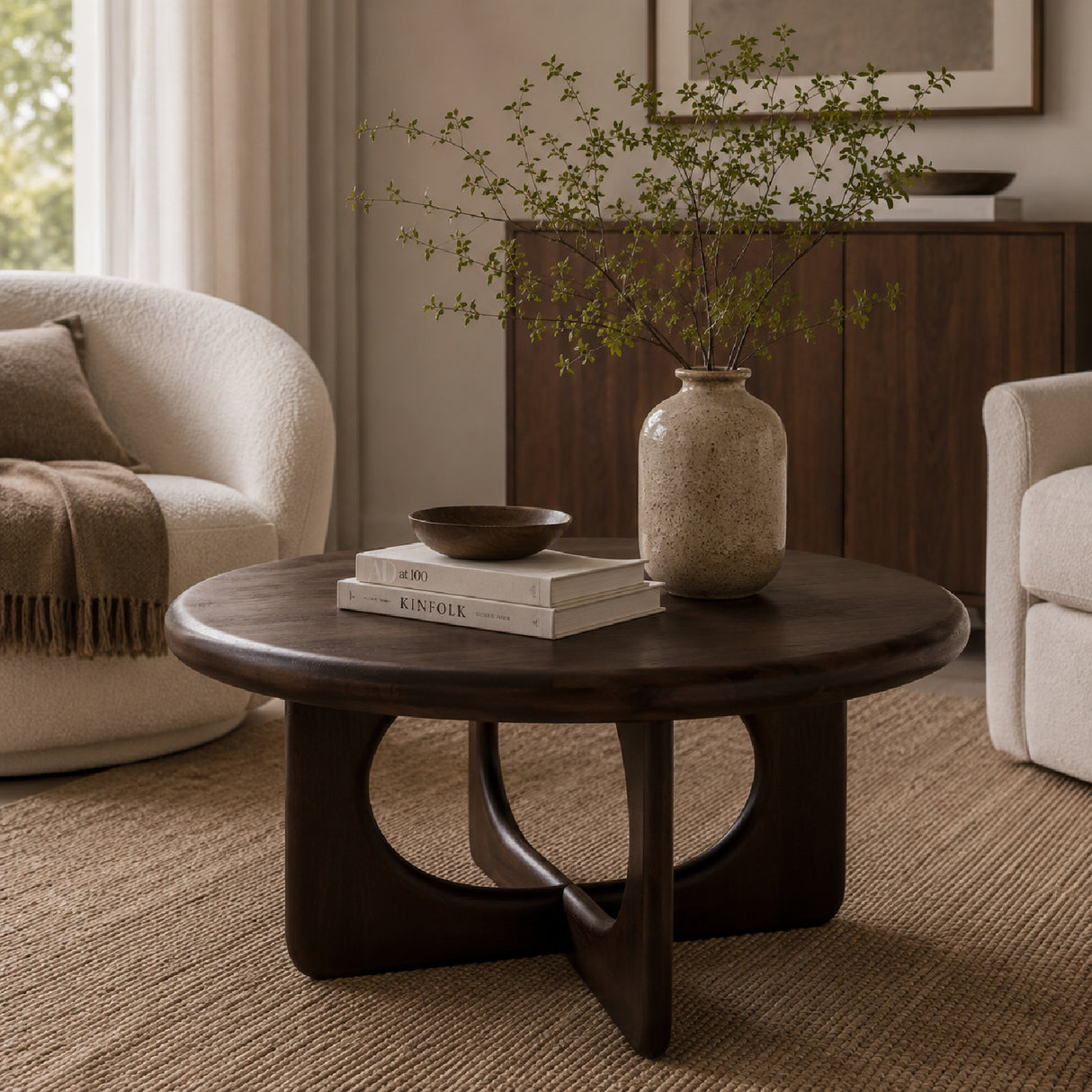   Modern European furniture - Brown Mango Wood Coffee Table - www.oroa.com | Oroa.com