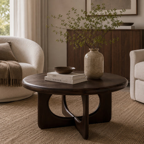   Modern furniture - Brown Mango Wood Coffee Table - www.oroa.com | Oroa.com