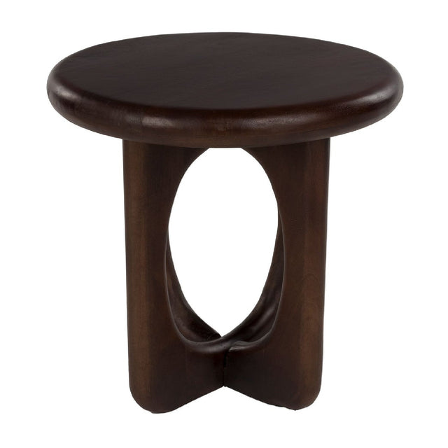 Modern European furniture - Brown Mango Wood Side Table - www.oroa.com