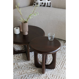   Modern European furniture - Brown Mango Wood Side Table - www.oroa.com | Oroa.com