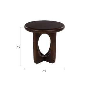  Modern European furniture - Brown Mango Wood Side Table - www.oroa.com | Oroa.com