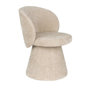   Modern European furniture - Round Base Curved Dining Chair - www.oroa.com | Oroa.com
