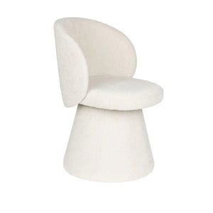   Modern European furniture - Round Base Curved Dining Chair - www.oroa.com | Oroa.com