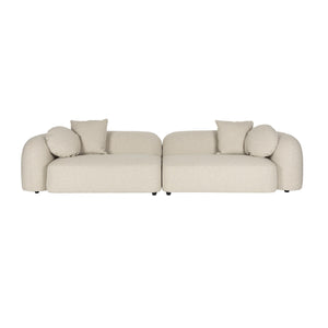   Modern European furniture - Beige 4-Seater Sectional Sofa - www.oroa.com | Oroa.com