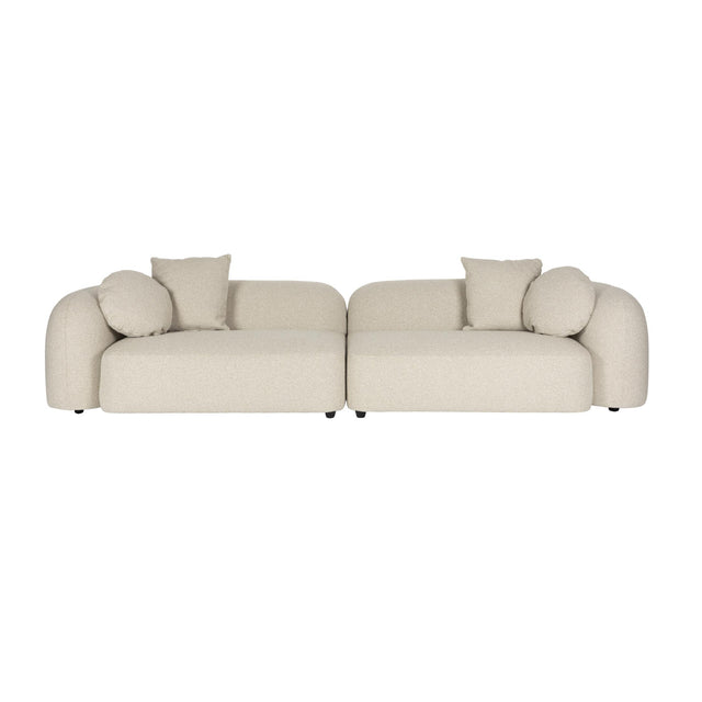Modern European furniture - Beige 4-Seater Sectional Sofa - www.oroa.com