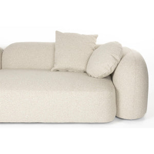   Modern European furniture - Beige 4-Seater Sectional Sofa - www.oroa.com | Oroa.com