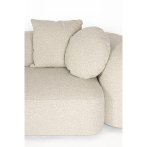   Modern European furniture - Beige 4-Seater Sectional Sofa - www.oroa.com | Oroa.com
