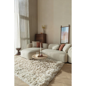   Beige Sofa with Chaise Lounge | Oroa.com