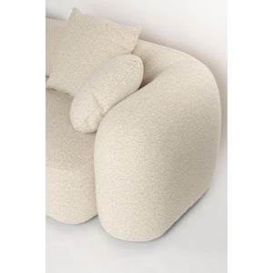   Beige Sofa with Chaise Lounge | Oroa.com