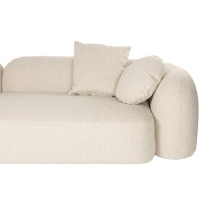   Beige Sofa with Chaise Lounge | Oroa.com