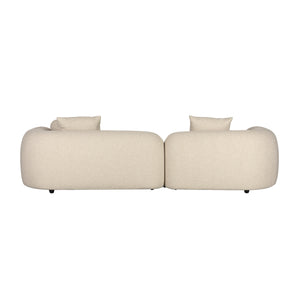   Beige Sofa with Chaise Lounge | Oroa.com