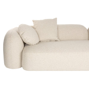   Beige Sofa with Chaise Lounge | Oroa.com