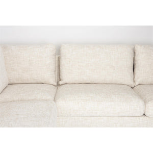   Modern furniture - Beige Fabric Corner Sofa - www.oroa.com | Oroa.com
