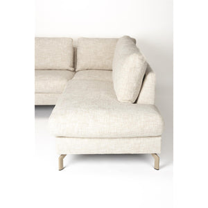   Modern furniture - Beige Fabric Corner Sofa - www.oroa.com | Oroa.com