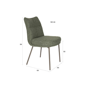   Upholstered High-Back Dining Chairs (2) | Oroa.com