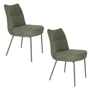   Upholstered High-Back Dining Chairs (2) | Oroa.com