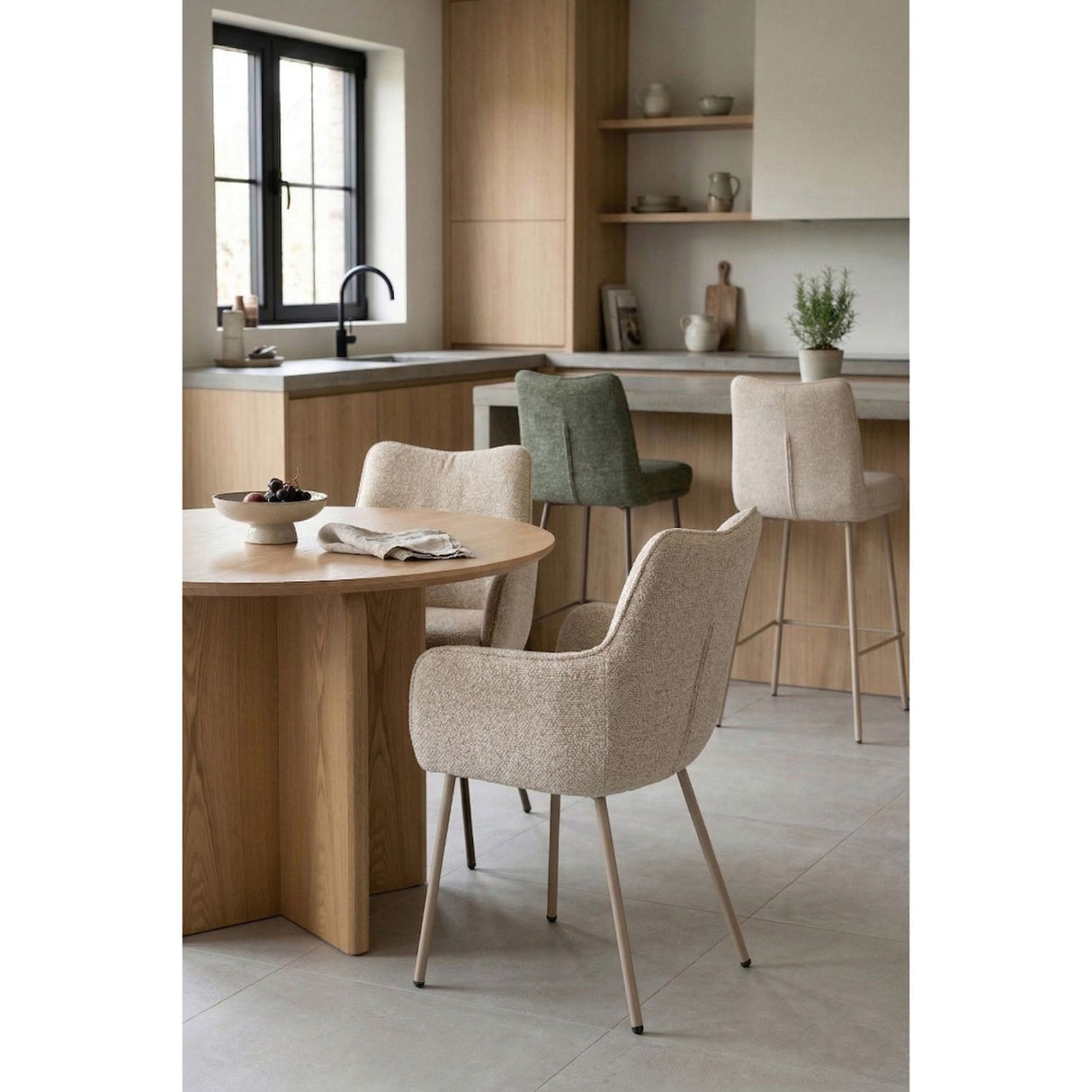   Modern European furniture - Fabric High-Back Lounge Chair - www.oroa.com | Oroa.com
