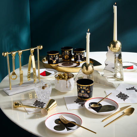 Brass Finish Barware Set | Jonathan Adler Barbell