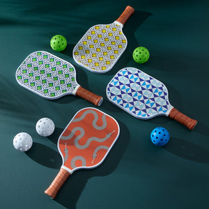 Serpent Print Pickleball Set | Jonathan Adler Eden