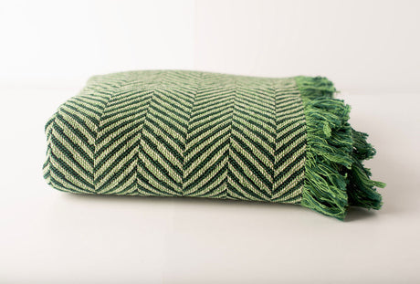 Henry — Verbena - Reversible Woven Blanket with Fringe