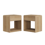 Oak Modern Bedside Table Set | OROA