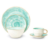 Cabana Turquoise Dinnerware - 20 Piece Set