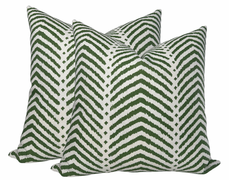 Green Indoor & Outdoor Pillow Cover | DEKOWE Schumacher