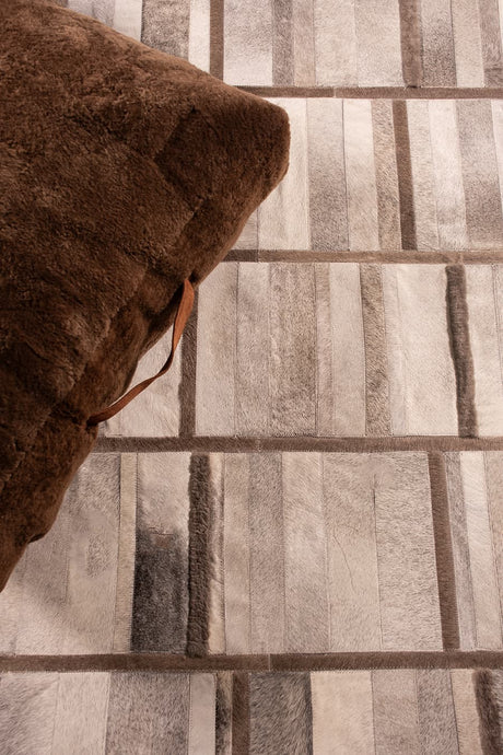 Geometric Cowhide Area Rug | Homelosophy Intersection