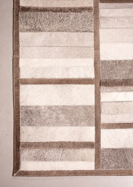 Geometric Cowhide Area Rug | Homelosophy Intersection