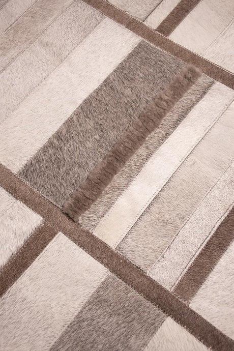 Geometric Cowhide Area Rug | Homelosophy Intersection