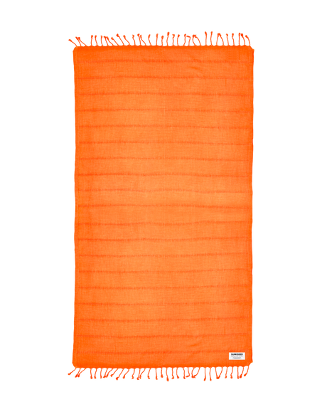 Jaipur Orange Sand Free Beach Towel - OROA