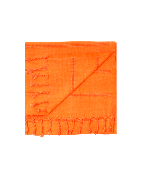 Jaipur Orange Sand Free Beach Towel - OROA