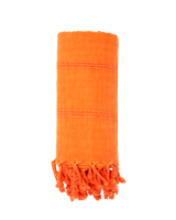 Jaipur Orange Sand Free Beach Towel - OROA