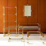 Gray Velvet Bench | Jonathan Adler Jacques | Oroa.com