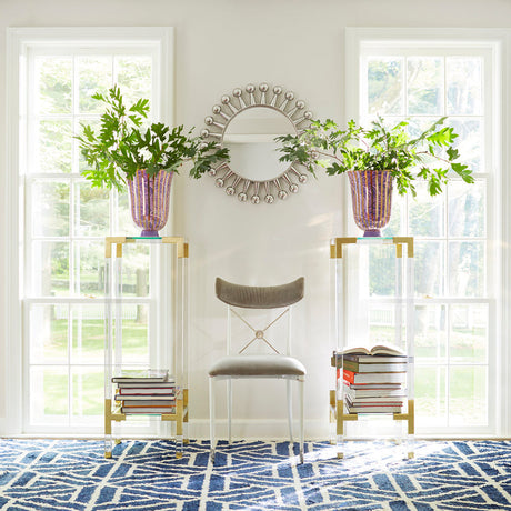 Clear Acrylic Pedestal | Jonathan Adler Jacques | Oroa.com