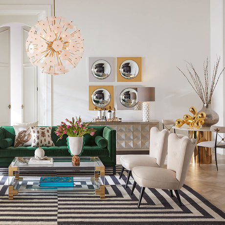 Marbleized Scalloped Vase | Jonathan Adler Mustique | Oroa.com
