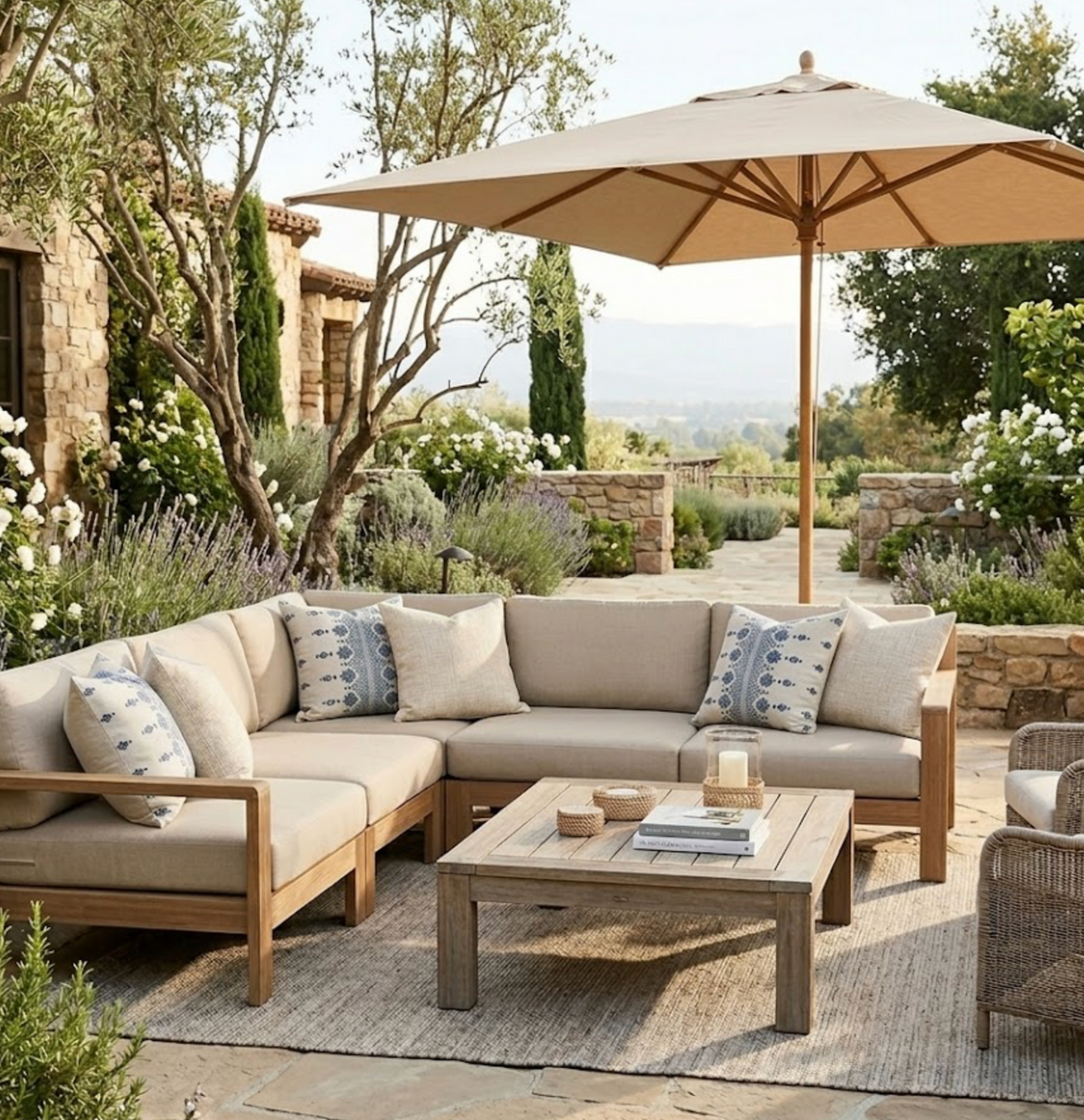 Umbra Pillow Cover in Sand, Indoor Outdoor Pillows