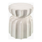 Modern European furniture - Twisted Hourglass Ceramic Garden Stool - www.oroa.com