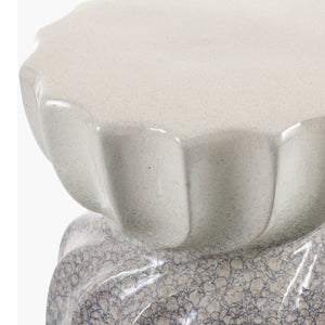   Twisted Hourglass Ceramic Garden Stool | Oroa.com