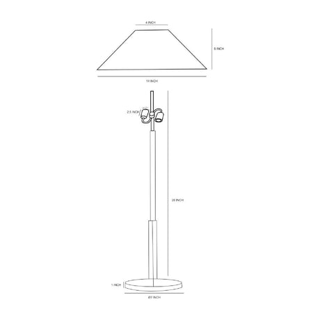 Modern European furniture - White Cotton Accent Table Lamps (2) - www.oroa.com