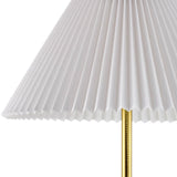 Modern European furniture - White Cotton Pleated Table Lamp - www.oroa.com