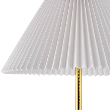 Modern European furniture - White Cotton Pleated Table Lamp - www.oroa.com