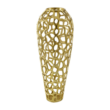 Modern European furniture - Openwork Aluminum Vase - www.oroa.com