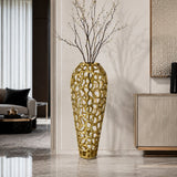 Modern European furniture - Openwork Aluminum Vase - www.oroa.com