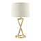 Modern European furniture - Crisscross Aluminum Accent Table Lamp - www.oroa.com