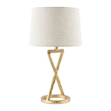 Modern European furniture - Crisscross Aluminum Accent Table Lamp - www.oroa.com